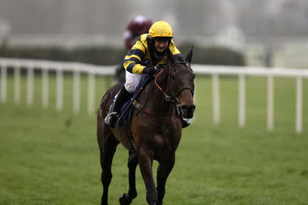 Chambard ridden by Lucy Turner wins the Becher (Richard Sellers/PA)