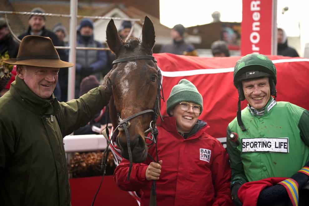Willie Mullins and Paul Townend with El Fabiolo at Cork (Niall Carson/PA)