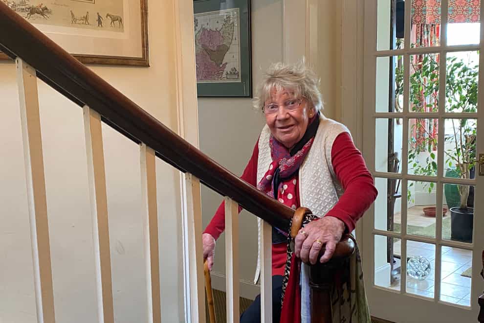 Margaret Payne at her home in Ardvar, Sutherland (PA)