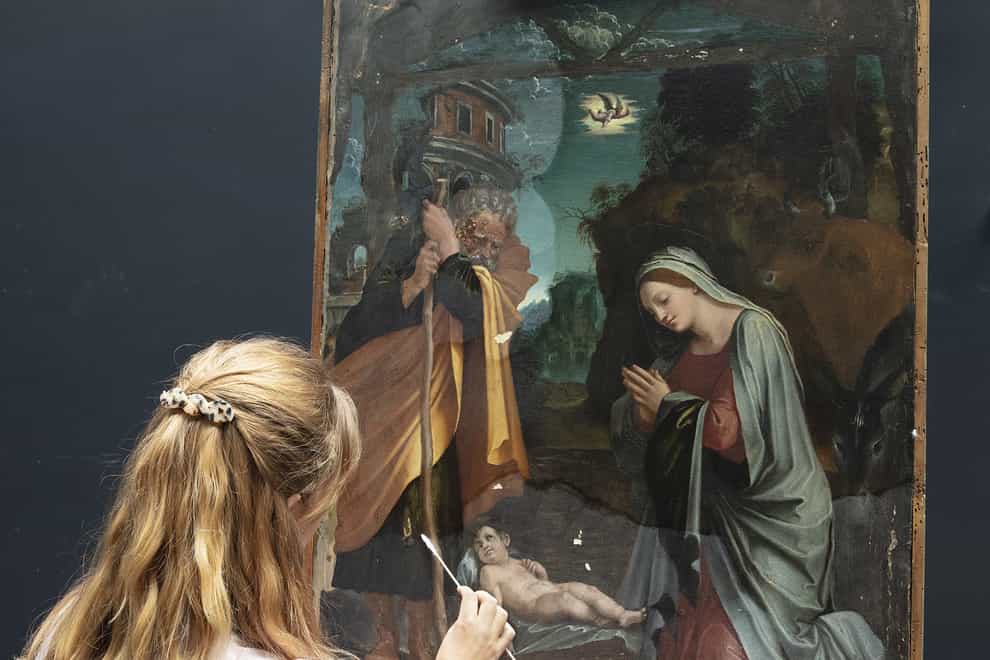 Baldassare Tommaso Peruzzi’s The Nativity (The National Gallery)
