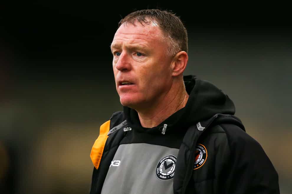 Graham Coughlan praised Newport for learning their lesson from the first game (Barrington Coombs/PA)
