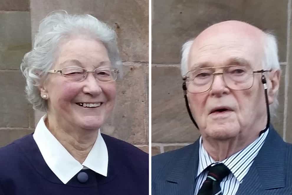 Marjorie and Michael Cawdery, both 83, who were found murdered in their home in Portadown, Co Armagh (PSNI/PA)