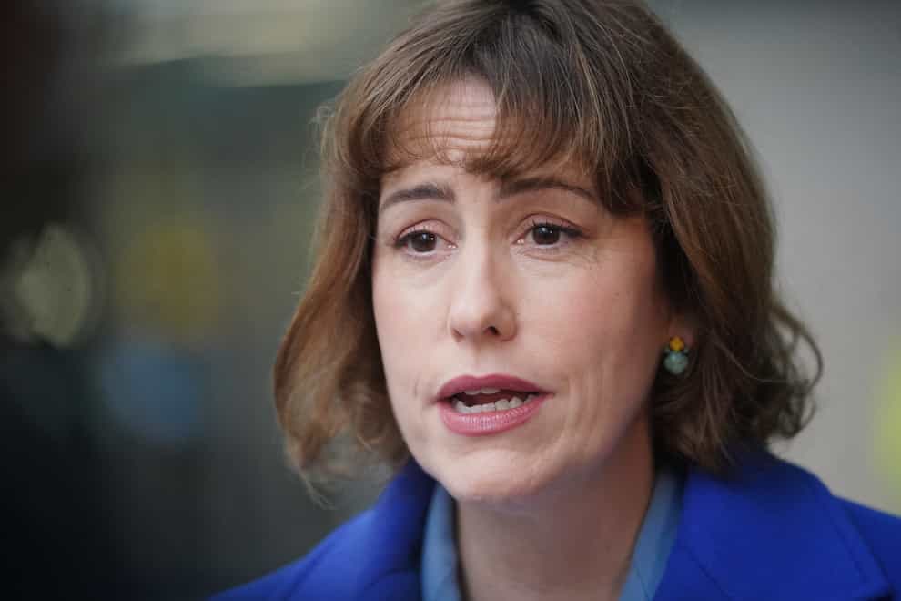 Health Secretary Victoria Atkins said she understands the social care sector to be ‘broadly relaxed’ about visa changes (Victoria Jones/PA)