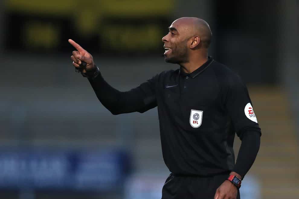 Referee Sam Allison is set to take charge Sheffield United’s home game against Luton on Boxing Day (Mike Egerton/PA)