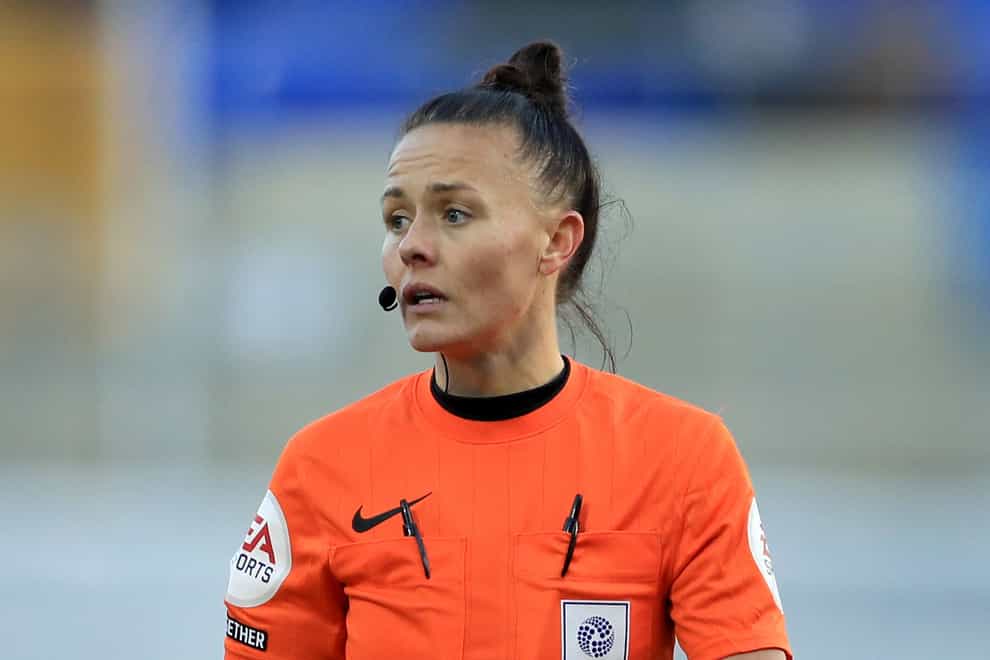 Rebecca Welch’s historic appointment to referee a Premier League game has been welcomed by Newcastle manager Eddie Howe (Bradley Collyer/PA)