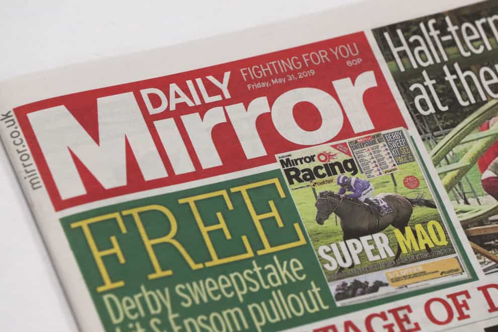 Mr Justice Fancourt made a number of findings about the extent of unlawful information gathering at the Daily and Sunday Mirror and The People (PA)