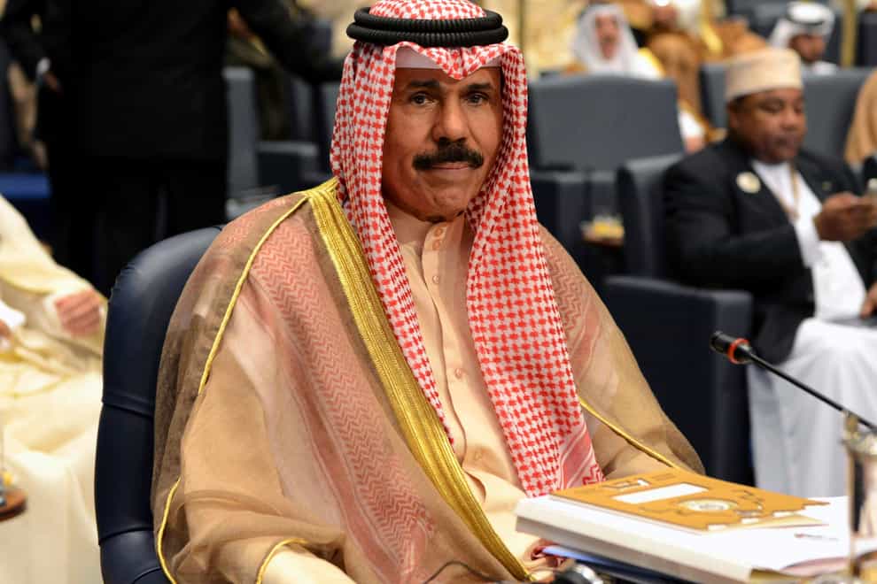 Sheikh Nawaf Al Ahmad Al Sabah has died at the age of 86, Kuwait state TV has said (AP Photo/Nasser Waggi, File)