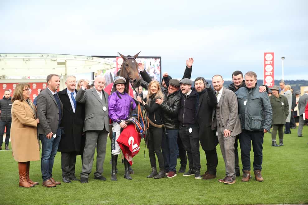 Fugitif with connections in the Cheltenham winner’s enclosure (Nigel French/PA)