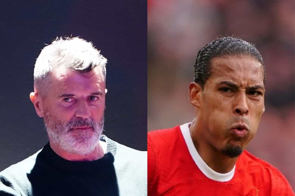 Roy Keane was less than impressed with Virgil van Dijk’s post-match interview (John Walton/PA)