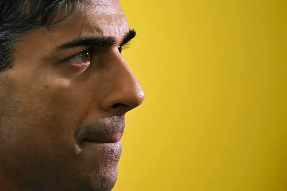 Just 15% of people told Ipsos they thought they would be better off if Rishi Sunak won the next election. (Justin Tallis/PA)