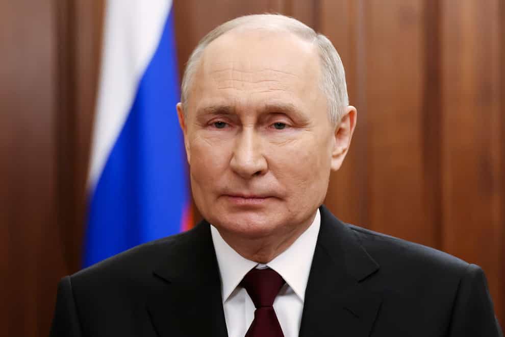 Russian President Vladimir Putin has presented documents to Russia’s Central Election Commission to register as a candidate in the 2024 presidential election (Mikhail Klimentyev/Sputnik/ Kremlin Pool Photo via AP)