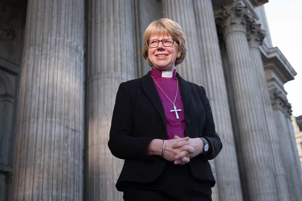 Bishop of London, the Right Reverend Sarah Elisabeth Mullally said that refugees are facing widespread homelessness (Stefan Rousseau/PA)