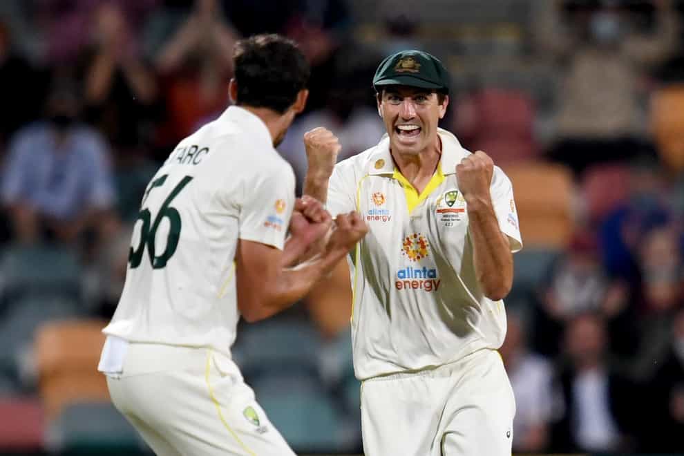 Australia’s Mitchell Starc (left) and Pat Cummins (right) are the most expensive players in IPL history (Darren England via AAP/PA Media)