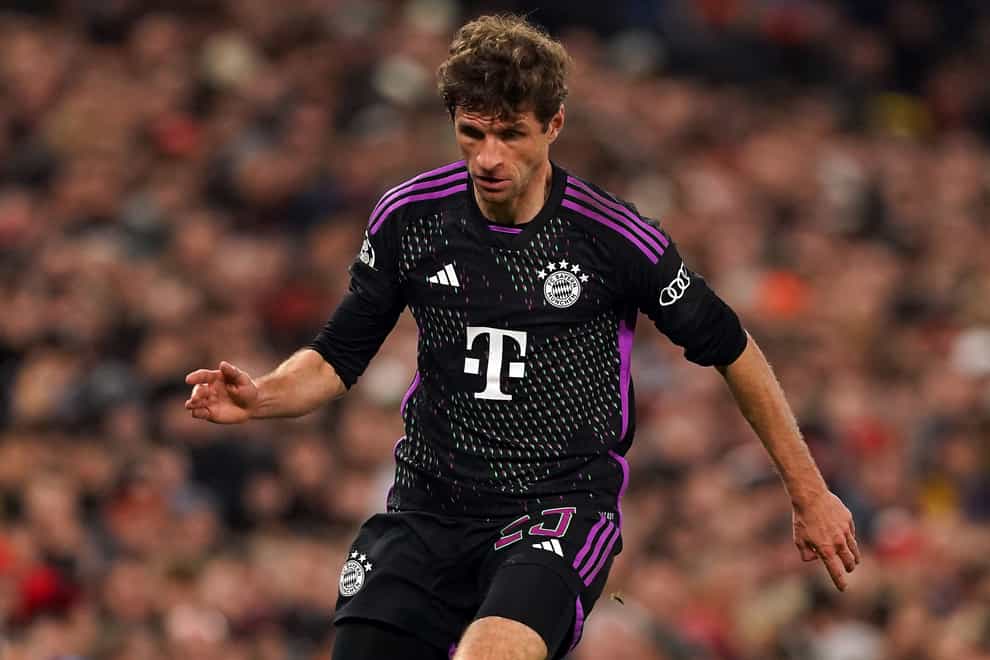 Bayern forward Thomas Muller has signed a new deal with the club (Martin Rickett/PA)