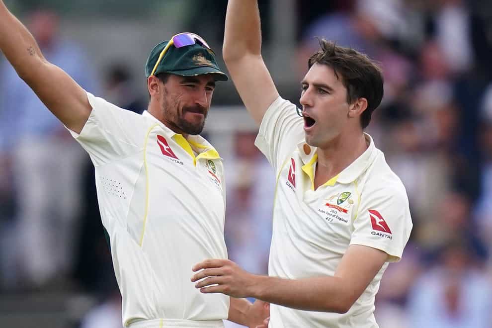 Mitchell Starc (left) and Pat Cummins have become the most expensive players ever sold at the IPL auction (Adam Davy/PA)