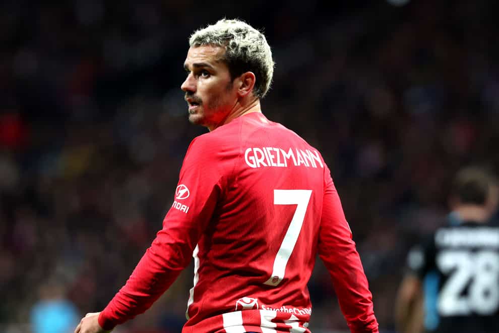 Antoine Griezmann has scored 173 goals to draw level with Luis Aragones (Isabel Infantes/PA)
