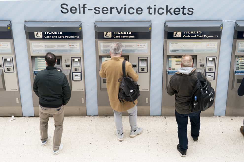 A rail fares rise of nearly 5% has been described by passenger groups as ‘another unwelcome price hike’ (Kirsty O’Connor/PA)