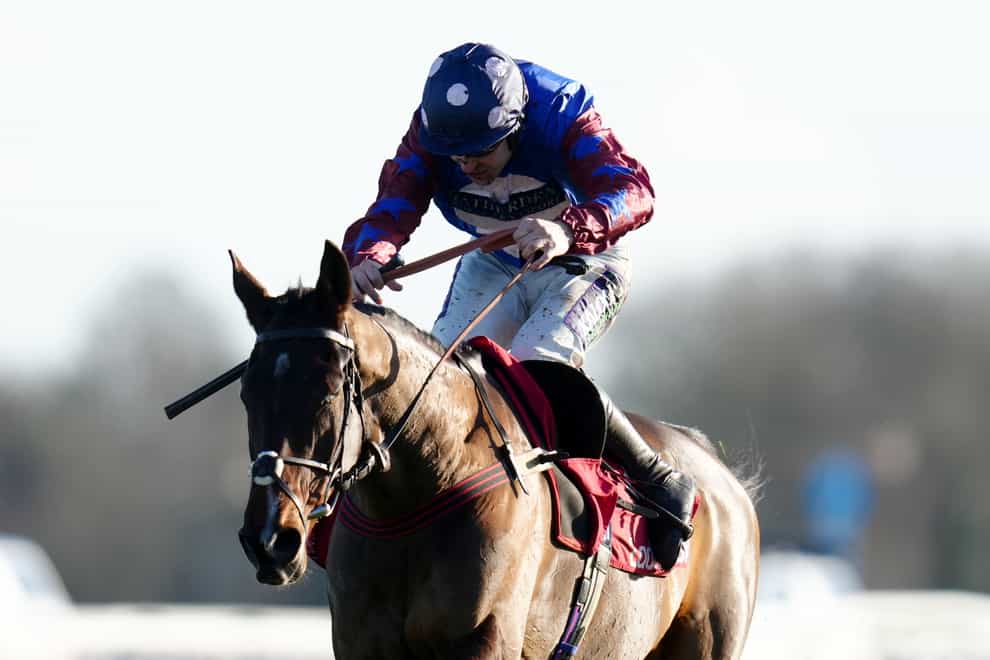 Paisley Park ridden by Aidan Coleman goes on to win The Ladbrokes Long Walk Hurdle during day one of the Ladbrokes Christmas Festival at Kempton Racecourse, Sunbury-on-Thames. Picture date: Monday December 26, 2022.