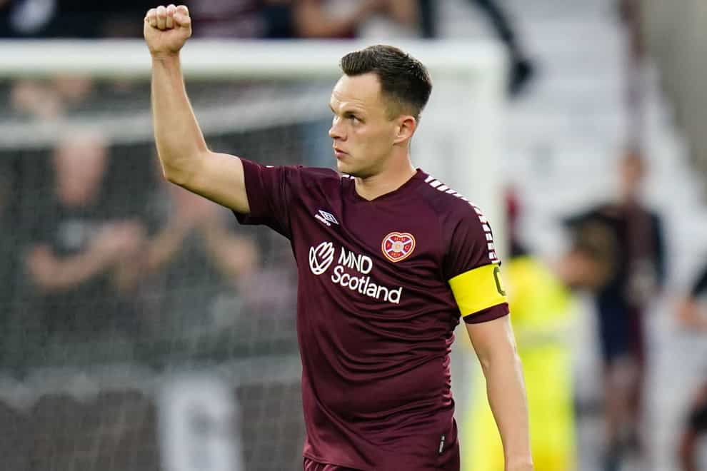 Lawrence Shankland scored a double against St Mirren (Jane Barlow/PA)