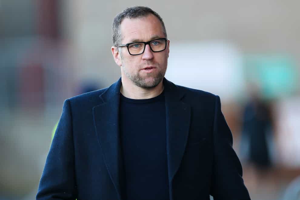 David Artell lost for the first time as Grimsby boss (Barrington Coombs/PA)