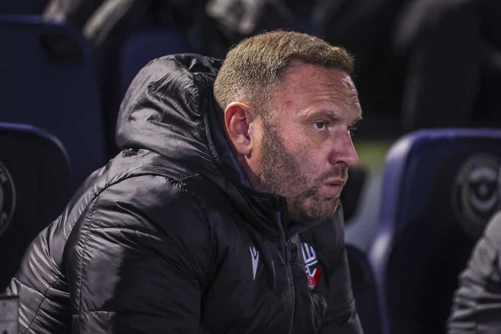 Ian Evatt was delighted to seal 100th win as Bolton boss against Leyton Orient (Steven Paston/PA)