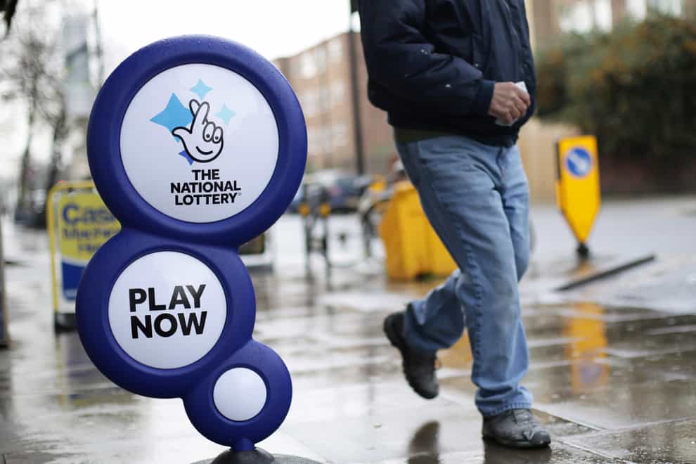 The winner matched the six main numbers in Saturday’s National Lottery draw (Yui Mok/PA)