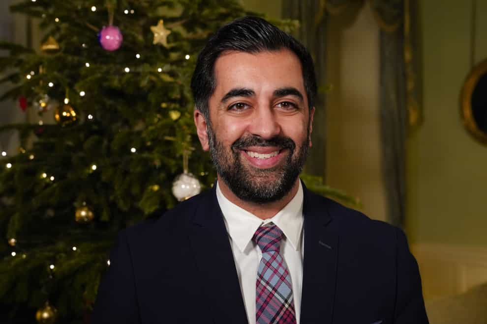 Scottish First Minister Humza Yousaf has paid tribute to frontline workers and volunteers this Christmas (Scottish Government)