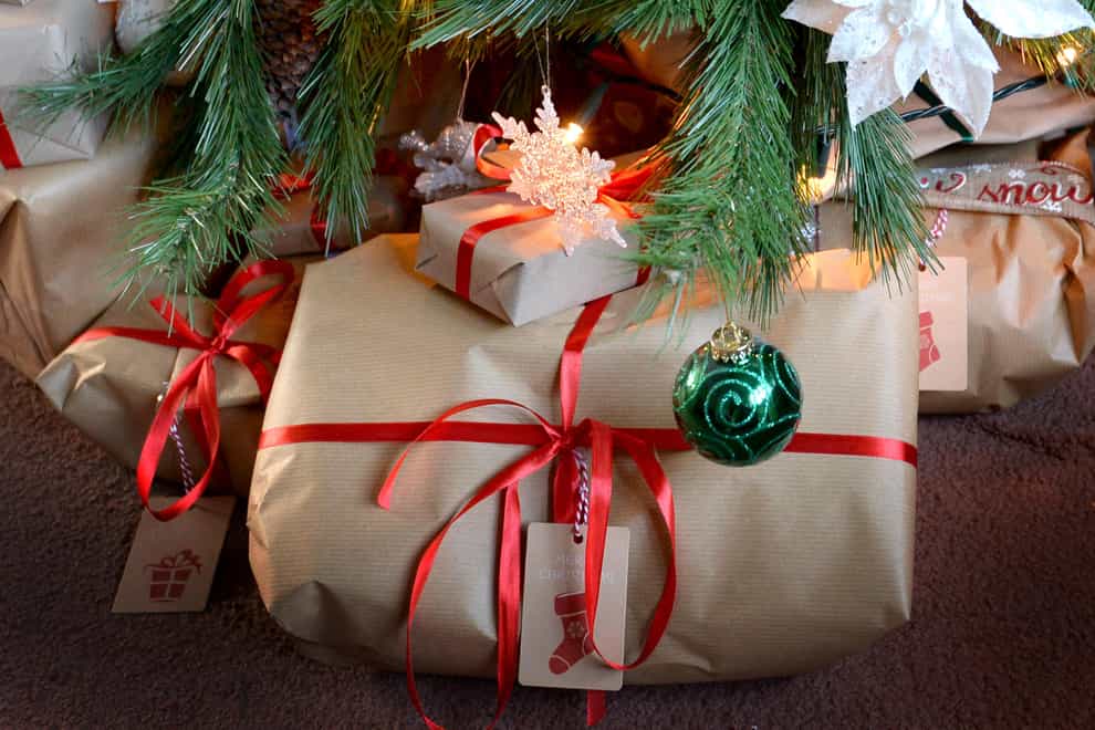 One in six people are planning to list unwanted Christmas gifts on resale websites, a survey from Barclays suggests (Nick Ansell/PA)