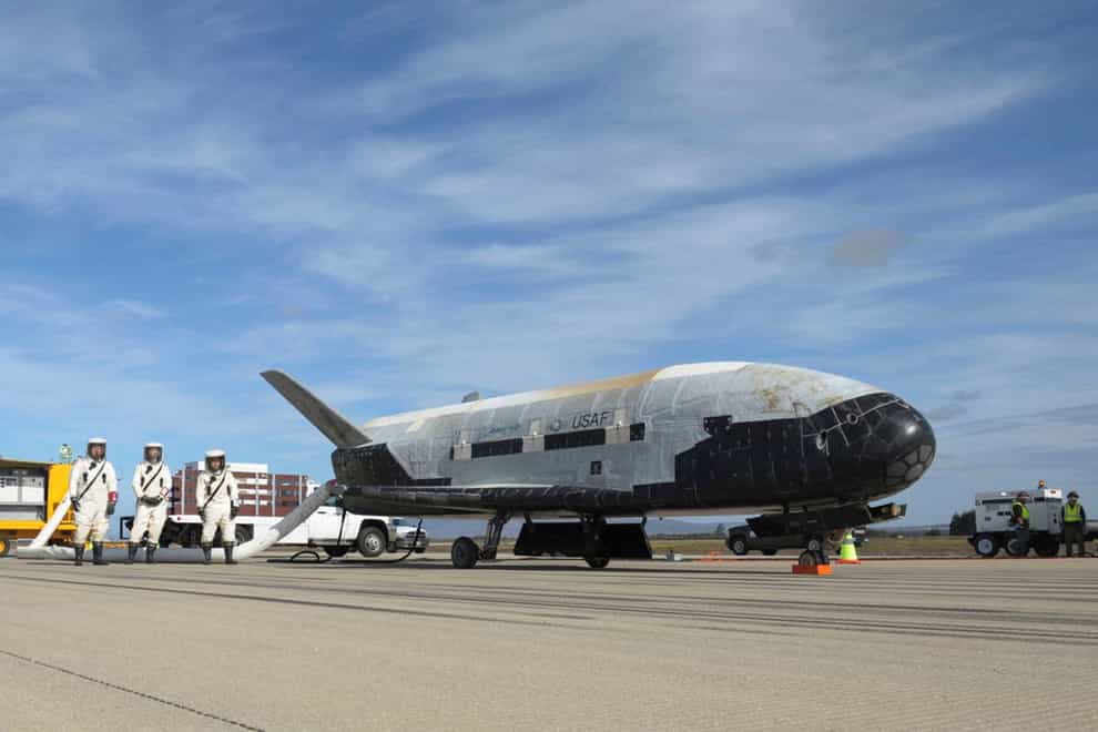 The X-37B is on a mission expected to last at least a couple of years (US Air Force via AP)