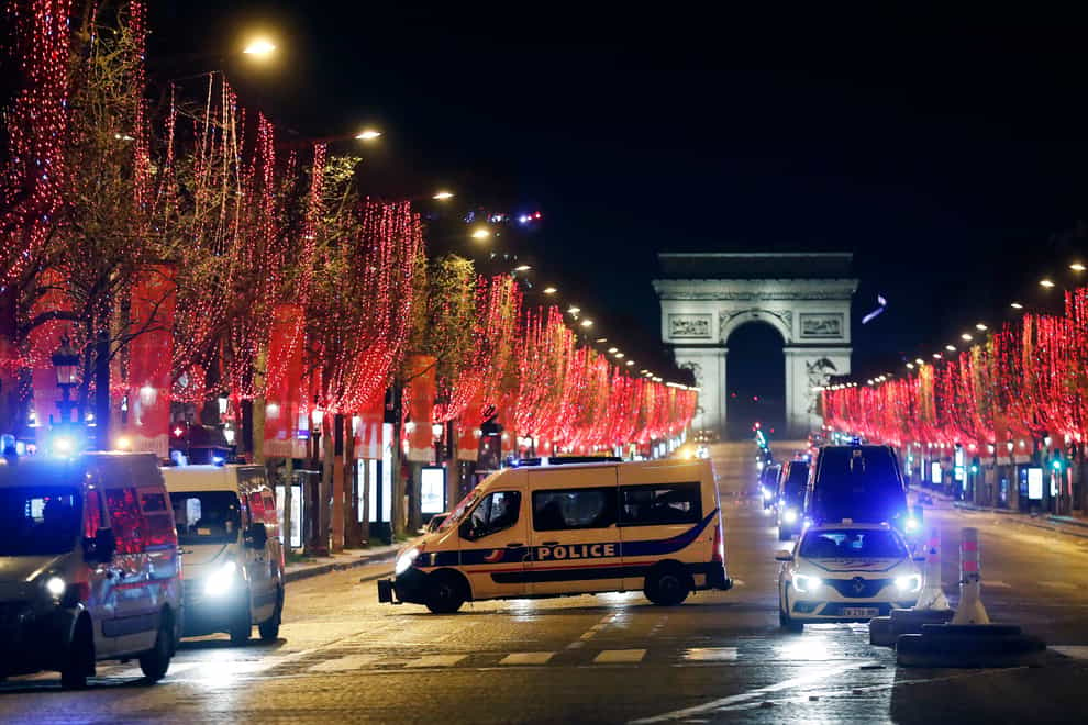 Security will be tight across France on New Year’s Eve (AP)