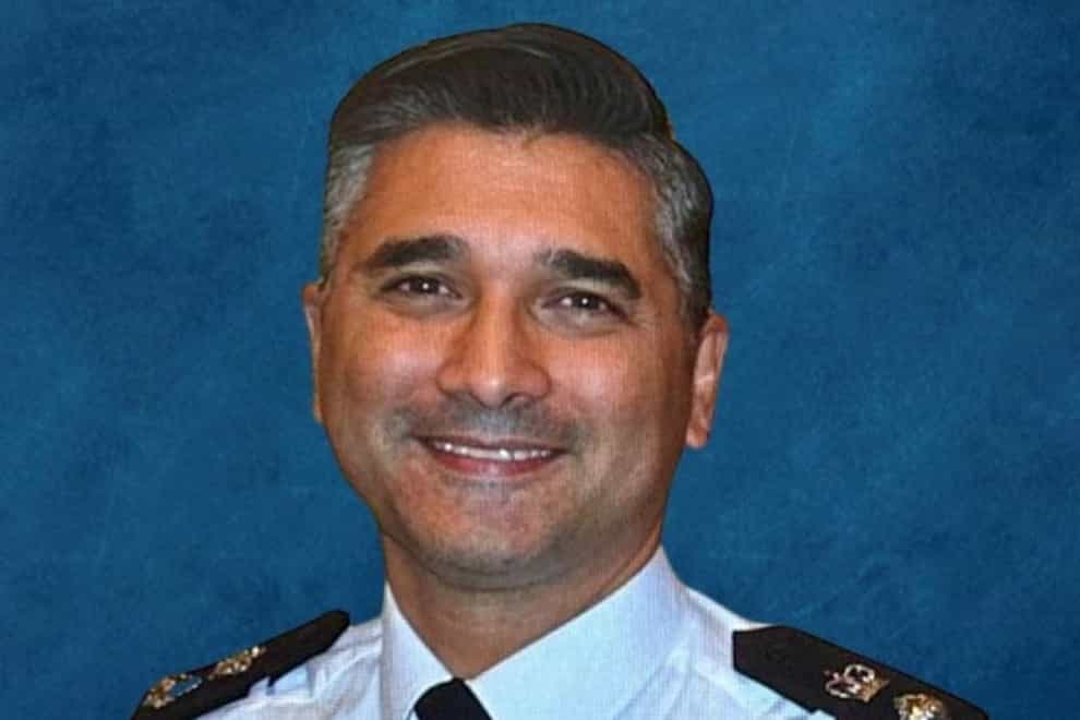 Chief Superintendent Faroque Hussain has been honoured with the King’s Police Medal (Police Scotland/PA)
