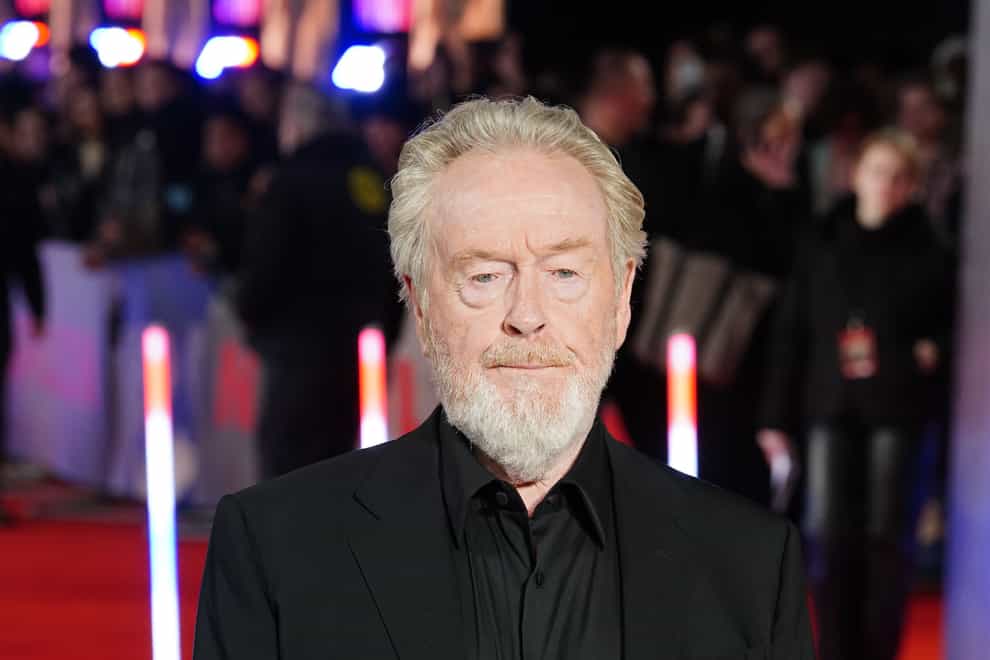 Sir Ridley Scott made Knight Grand Cross in New Year Honours list (Ian West/PA)