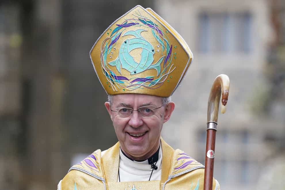 Archbishop of Canterbury Justin Welby prayed for a peaceful 2024 in his New Year message (Gareth Fuller/PA)