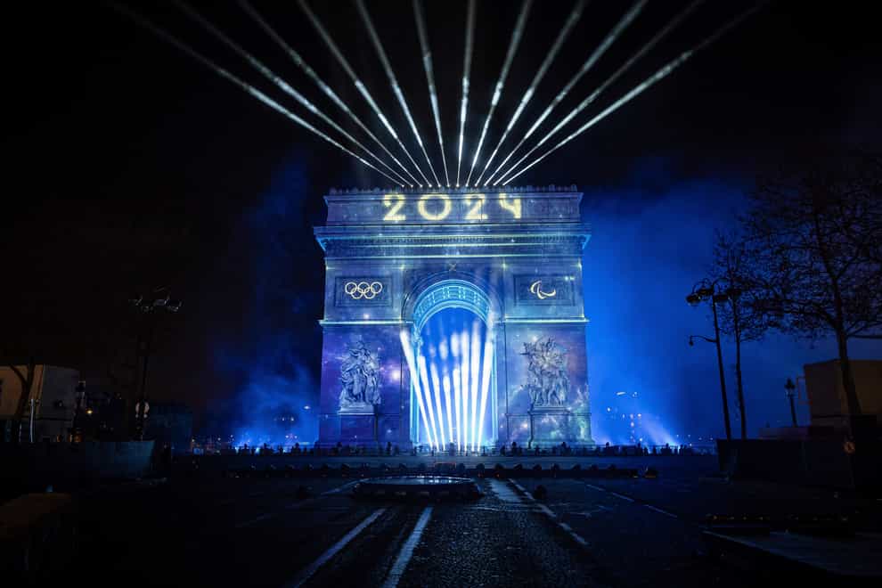 France saw fewer of the car burnings that usually blight the arrival of a new year as the Olympic host country celebrated the start of 2024, interior minister Gerald Darmanin said (Aurelien Morissard/AP)
