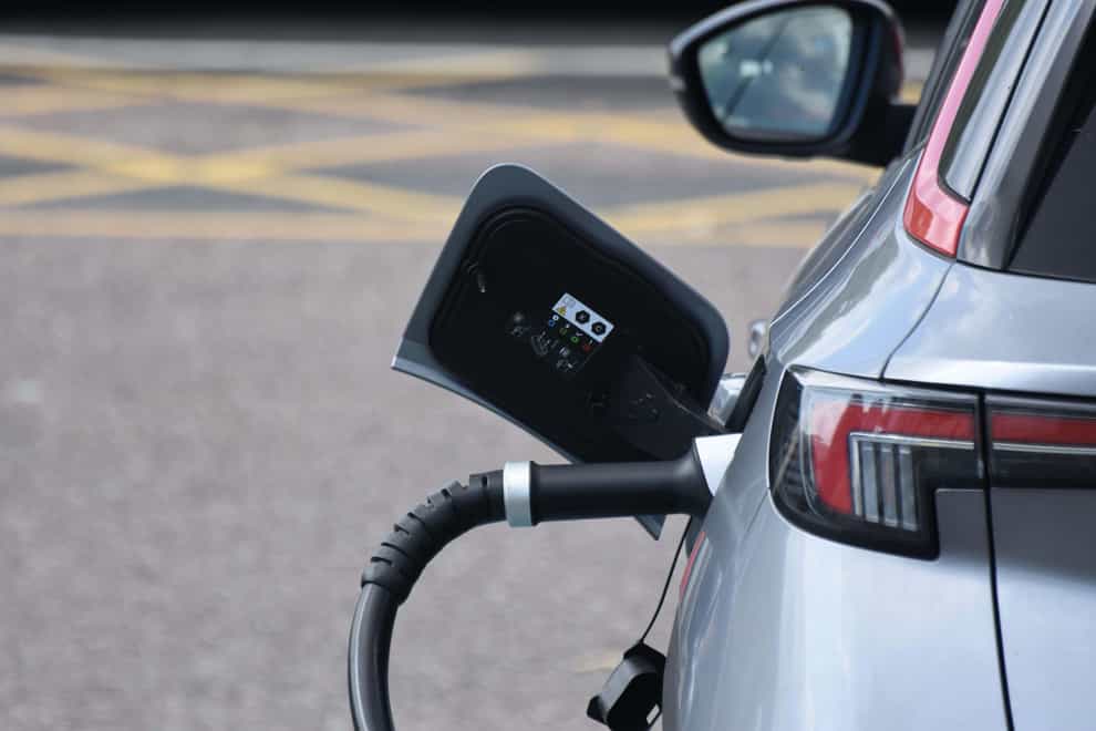 A Government target for electric car chargers near motorways has been missed, new analysis shows (Alamy/PA)