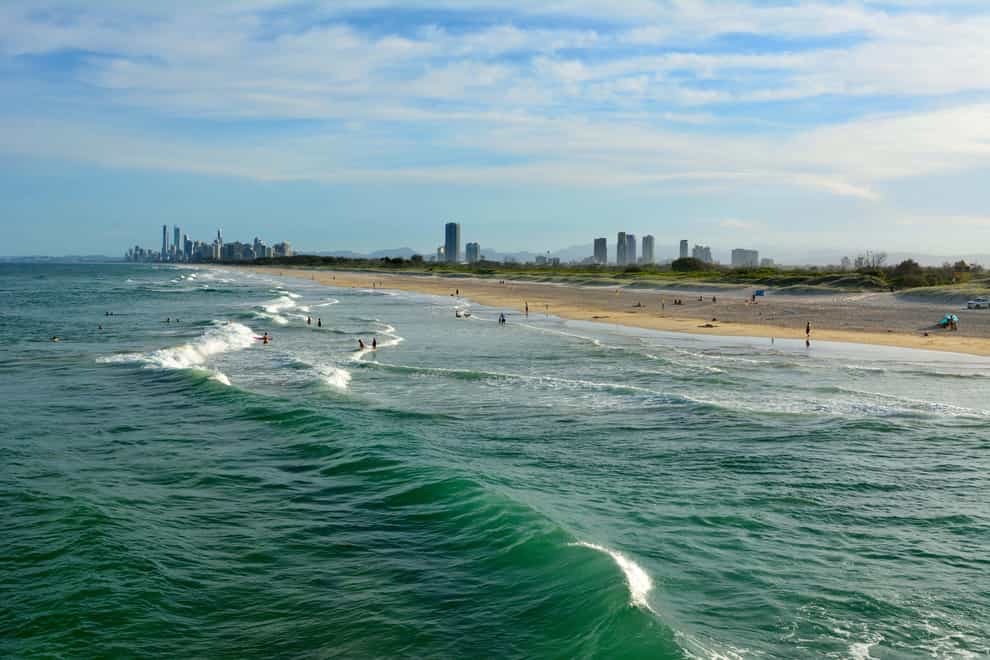 The accident happened on a beach north of Surfers Paradise on the Gold Coast (Alamy/PA)