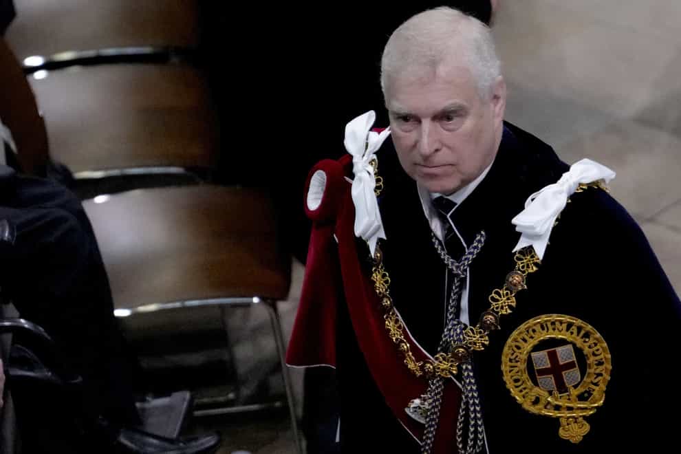 The Duke of York has strenuously denied the allegations against him (Kirsty Wigglesworth/PA)