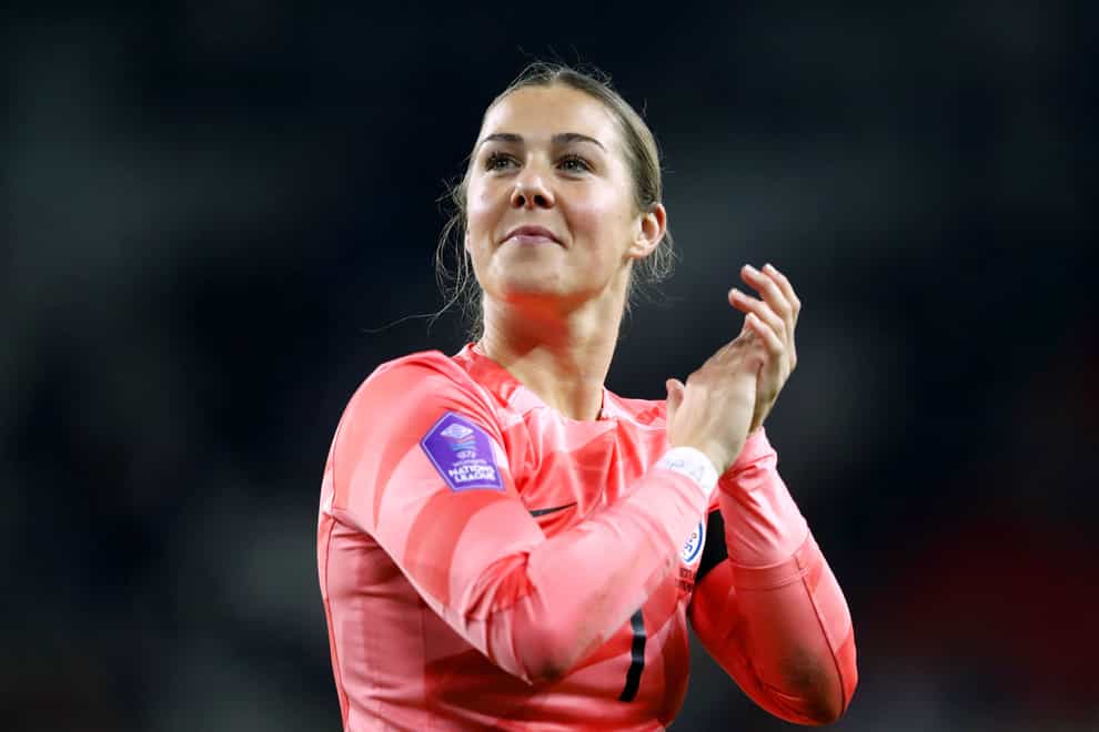Manchester United goalkeeper Mary Earps has been linked with a move to France (Will Matthews/PA)