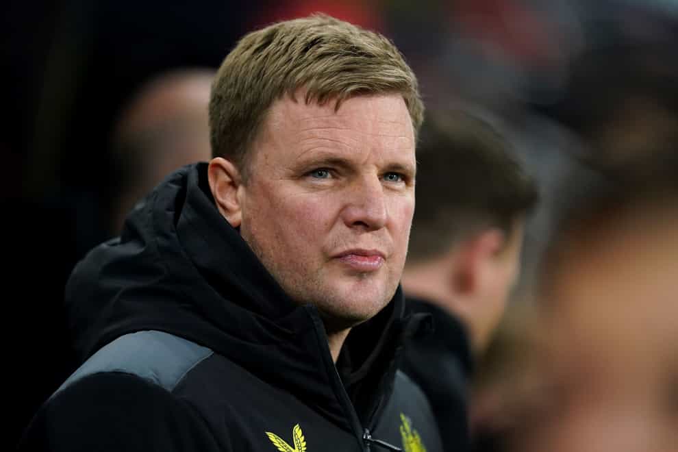 Eddie Howe has played down the significance of Sunderland’s decision (Mike Egerton/PA)