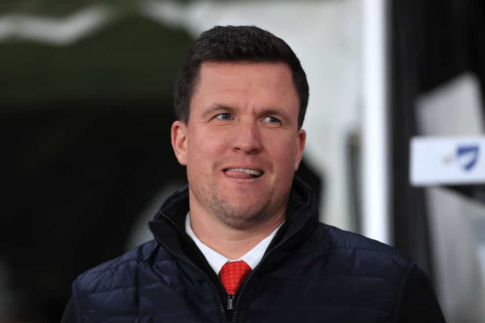 Gary Caldwell was a happy man after Exeter’s win (Bradley Collyer/PA)