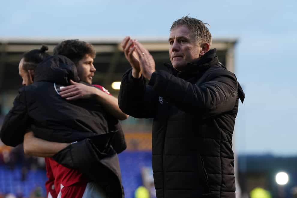 Wrexham manager Phil Parkinson after his side’s victory (Nick Potts/PA)