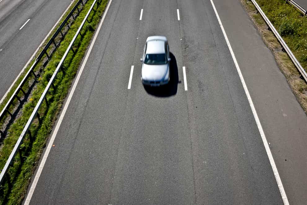 An MP has suggested trialling higher speed limits on an English motorway (PA)