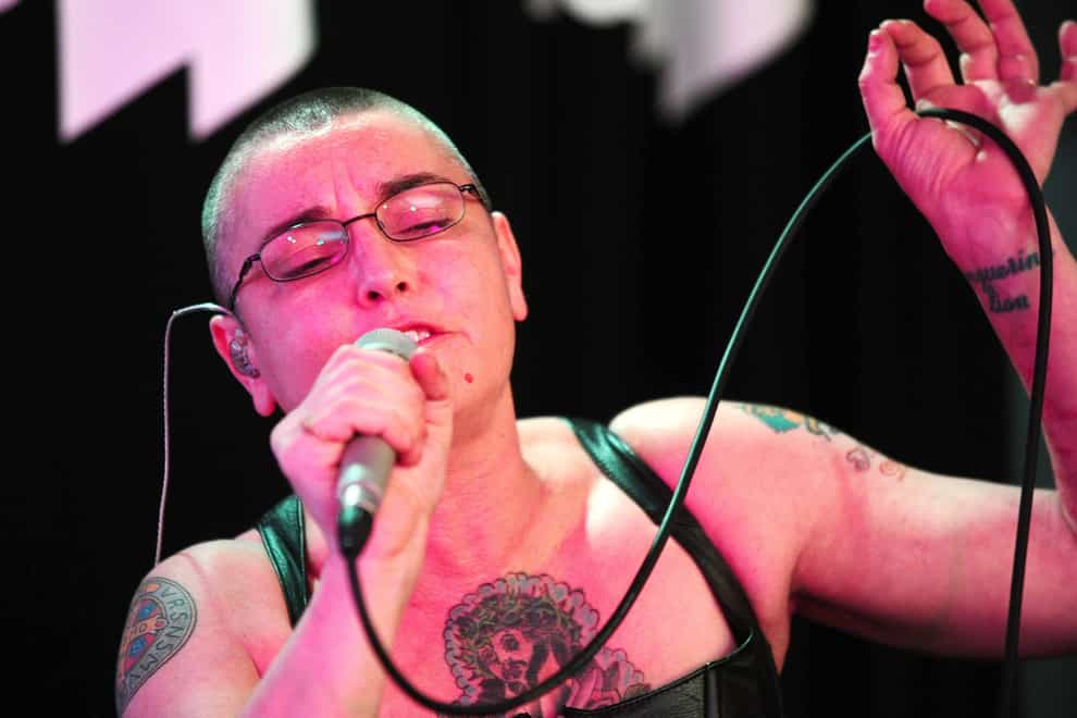 Sinead O’Connor died from natural causes, a coroner has said (PA)