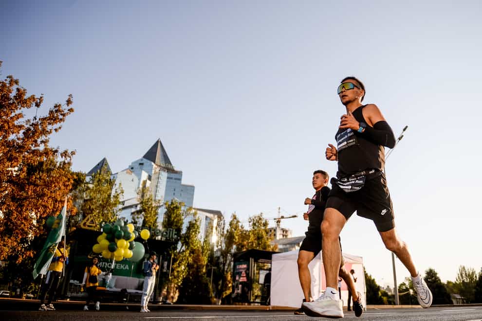 Kazakhstan’s Almaty Marathon is believed to be Central Asia’s biggest running competition (Almaty Marathon/PA)