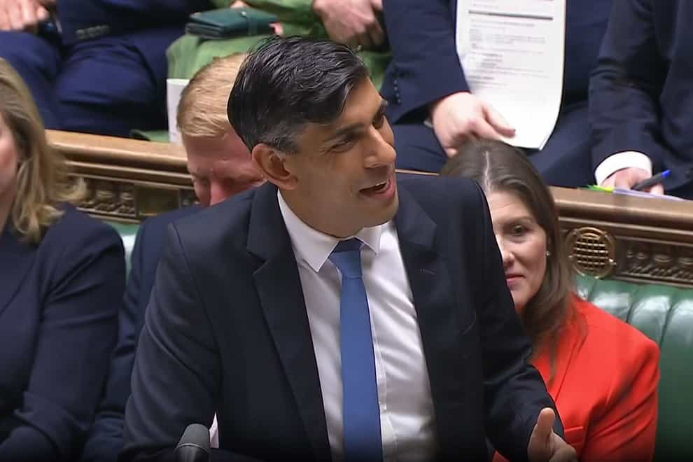 Rishi Sunak told the House of Commons he takes the declaration of his financial interests ‘very seriously’ (House of Commons/PA)