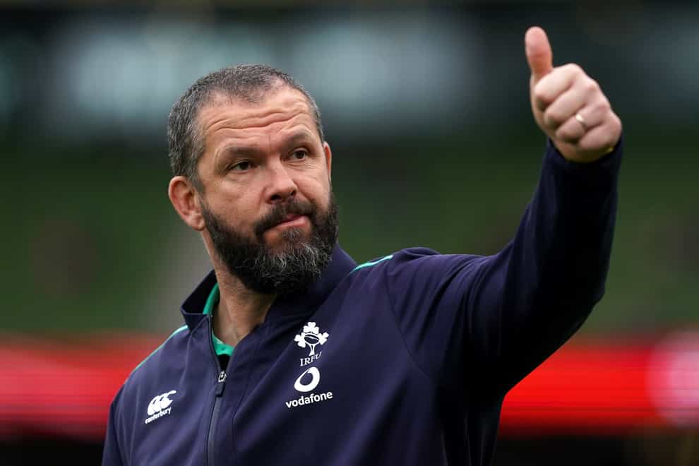 Andy Farrell will lead the British and Irish Lions in Australia (Brian Lawless/PA)