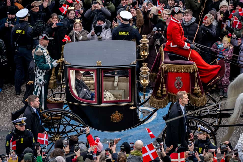 Denmark’s Queen Margrethe II has signed her historic abdication (Ida Marie Odgaard/Ritzau Scanpix/AP)