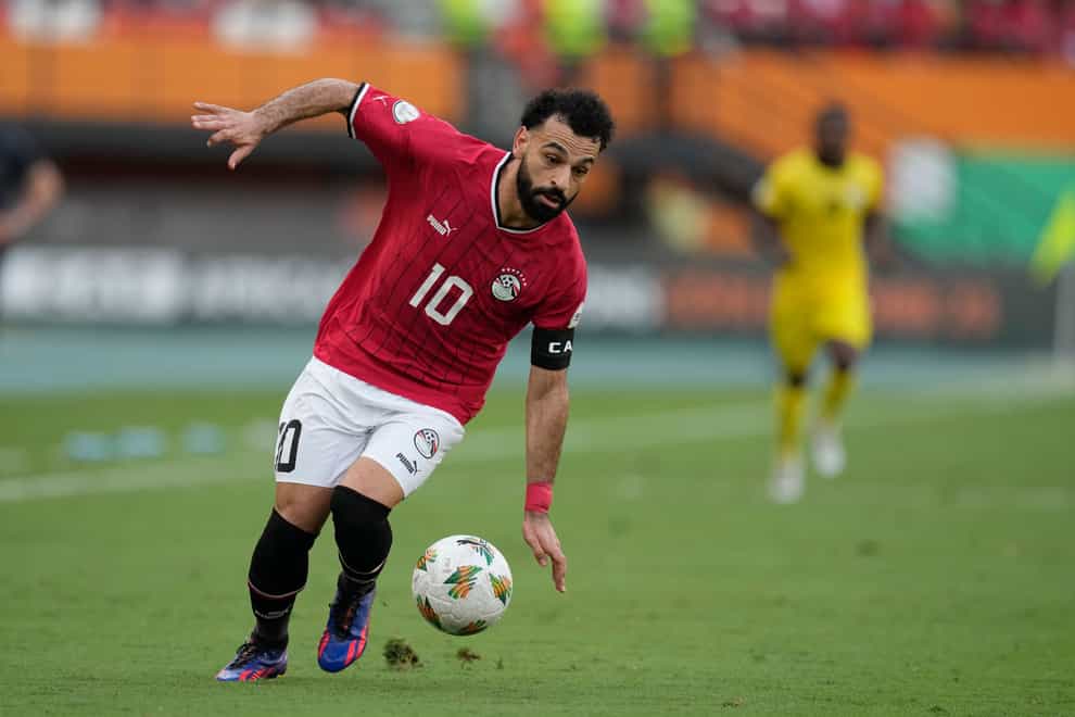 Mohamed Salah scored a late penalty as Egypt drew 2-2 with Mozambique (Themba Hadebe/AP)