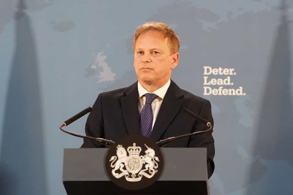 Defence Secretary Grant Shapps has announced that Britain will send 20,000 service personnel to one of Nato’s largest military exercises since the Cold War (Stefan Rousseau/PA)