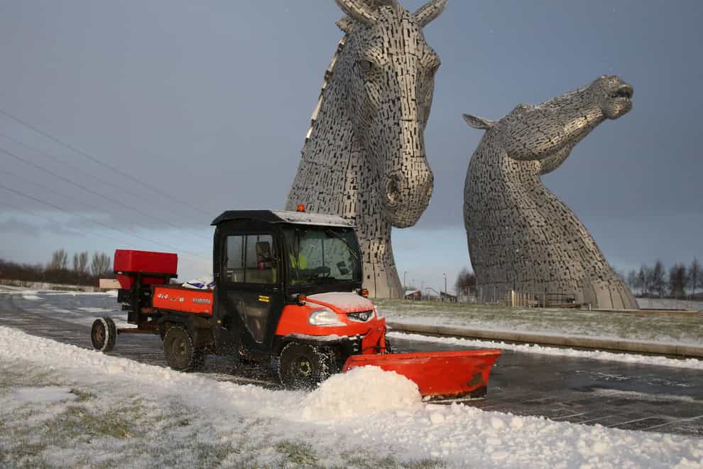 Around 200 schools in the north of Scotland have been closed due to adverse weather (Andrew Milligan/PA)